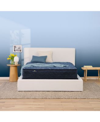 Serta - Perfect Sleeper Cobalt Calm 12" Extra Firm Mattress Set, Twin