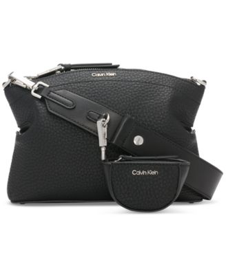 Calvin Klein - Cypress Small Faux Pebbled Leather Crossbody