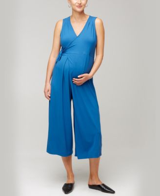 NOM Maternity - Women's Francesca Wide-Leg Maternity Jumpsui