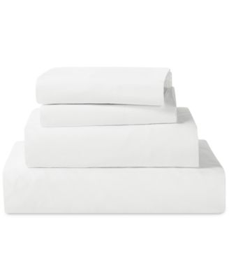 Sunham - Microfiber Solid 4-Pc. Sheet Set, Full