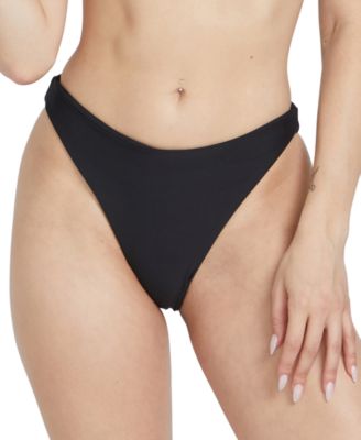 Volcom - Juniors' Simply Seamless Cheeky Bikini Bottoms