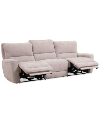 Furniture - Deklyn 106" 3-Pc. Fabric Sofa with 2 Power Recliners
