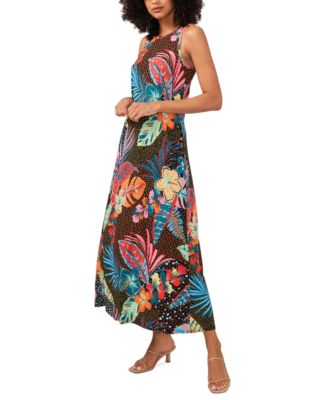 Vince Camuto - Women's Printed Sleeveless Maxi Dress