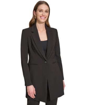 DKNY - Women's Single-Button Long-Sleeve Blazer