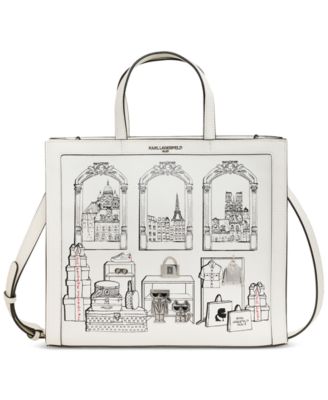 KARL LAGERFELD PARIS - Nouveau Medium Leather Tote