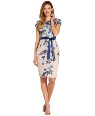 Adrianna Papell - Embroidered Sheath Dress