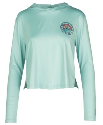 Salt Life - Women's Sun Rays Wavy Days Cropped Hooded T-Shirt