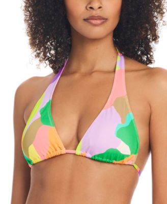 Sanctuary - Women's Printed Slider Triangle Bikini Top