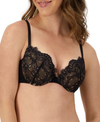 Maidenform - Love the Lift Satin & Lace Push-Up Underwire Bra 9900
