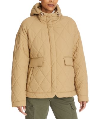 BASS OUTDOOR - Women's High-Low Quilted Outdoor Puffer