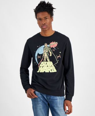 Hybrid - Men's Star Wars Darth Vader Regular-Fit Printed Fleece Hoodie
