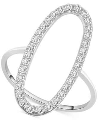 Wrapped in Love - Diamond Open Oval Statement Ring (1/2 ct. t.w.) in 14k Gold