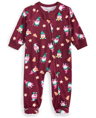 Holiday Lane - Baby Gnomes Cotton Footed Pajamas
