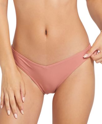Volcom - Juniors' Simply Solid Hipster Bikini Bottoms