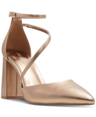 ALDO - Women's Milley Strap Pointed-Toe Block Heel Pumps