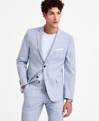 Alfani - Men's Slim-Fit Plaid Suit Jacket