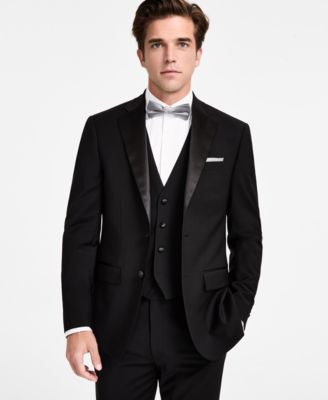 Calvin Klein - Men's Slim-Fit Wool-Blend Tuxedo Jacket