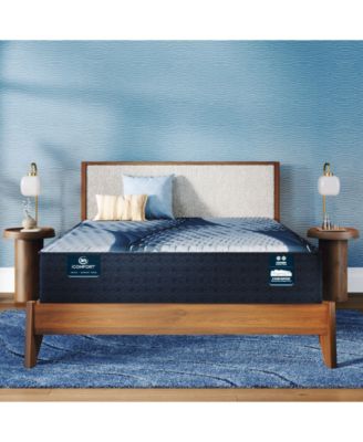 Serta - iComfort Iona 13" Memory Foam Medium Mattress Set - Queen Split