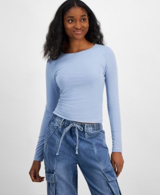 Planet Heart - Women's Scoop-Neck Long-Sleeve Top