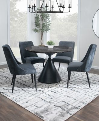 Furniture - Nerton 5 Pc. Dining Set (45"Round Table & 4 Side Chairs)