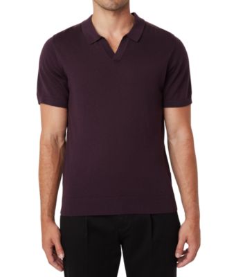 Frank And Oak - Men's Regular-Fit Sweater-Knit Merino Wool Polo Shirt