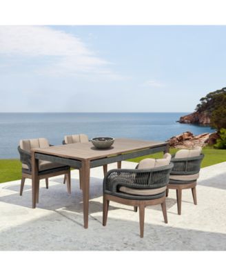 Furniture - Orbit Outdoor Dining 5-Pc. Set (4 Chairs & Table)