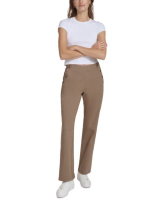 Marc New York - Women's Twill Flare-Leg Pants