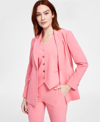 Anne Klein - Women's One-Button Peak-Lapel Blazer