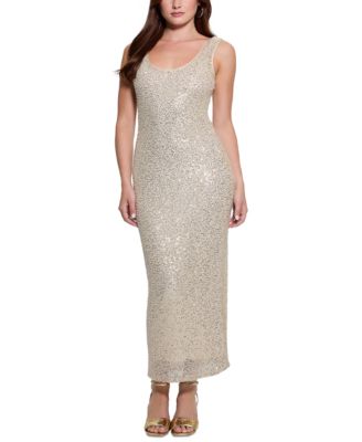 GUESS - Women's Georgia Sequinned Bodycon Dress