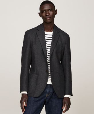 Tommy Hilfiger - Men's Dress Casual Flannel Blazer