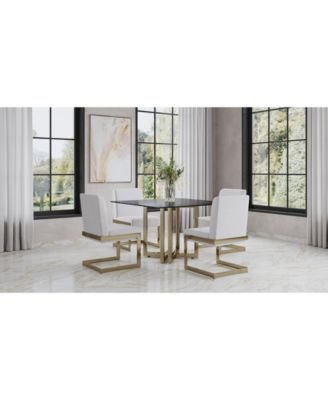 Furniture - Emila 5pc Dining Set (Square Table + 4 Chairs), Created for Macy's
