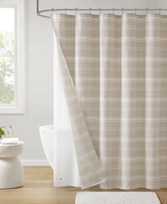 Décor Studio - Declan Stripe 2-Pc. Shower Curtain and Liner Set