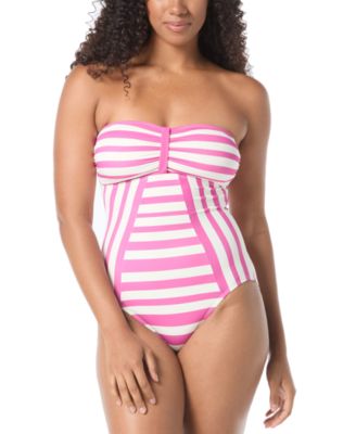 Coco Reef - Women's Posh Striped One Piece Swimsuit