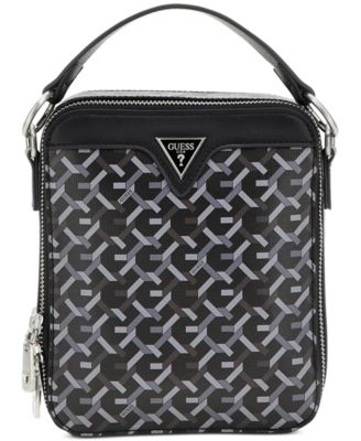 GUESS - Men's Woven Logo Crossbody Bag