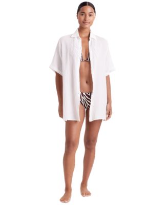 Mimi Flamingo - Women's Vista Shirt Swim Cover-Up