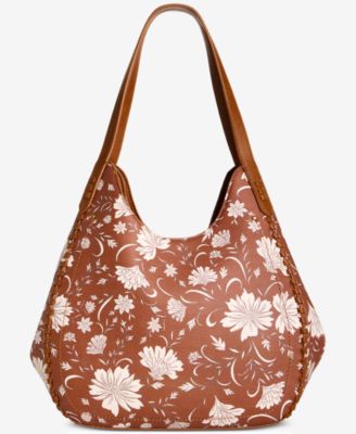 Style & Co - Whipstitch Floral Printed Medium Shoulder Bag