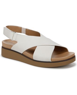 LifeStride - Women's Georgina Square Open Toe Slingback Platform Sandals