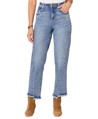 Democracy - Women's "Ab"solution Spliced-Seam Step-Hem Ankle Jeans