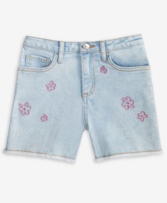 Epic Threads - Little & Big Girls Embroidered Denim Shorts