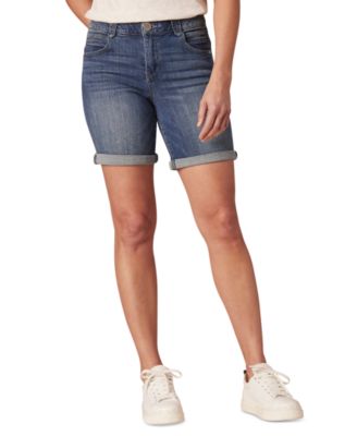 Democracy - Petite Absolution Cuffed Denim Shorts