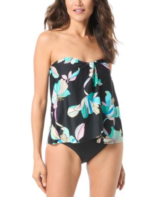 Coco Reef - Women's Coco Contours Clarity Floral-Print Tankini Top