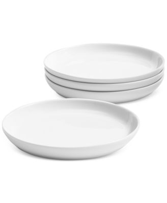 The Cellar - Whiteware James Appetizer Plates, Set of 4, Exclusively at Macy's