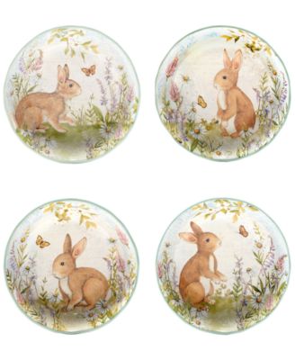 Certified International - Easter Meadow Soup Bowls, Set of 4