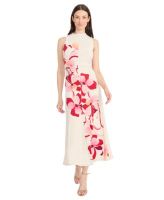 Maggy London - Women's Floral-Print Sleeveless Dress