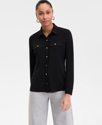 I.N.C. International Concepts - Women's Knit Utility Shirt