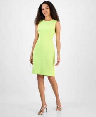 Kasper - Women's Princess-Seam Sleeveless Sheath Dress