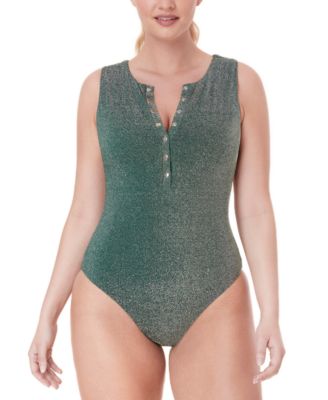 Andie - Women's Malibu Metallic One-Piece Swimsuit
