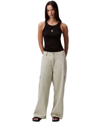 Calvin Klein Jeans - Women's Utility Canvas Cargo Pants