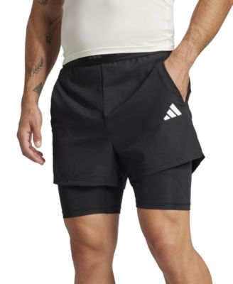 adidas - Men's Gym 2-in-1 7" Shorts