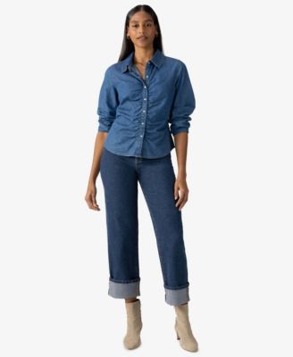 Sanctuary - Women's Dream Girl Snap-Front Denim Shirt